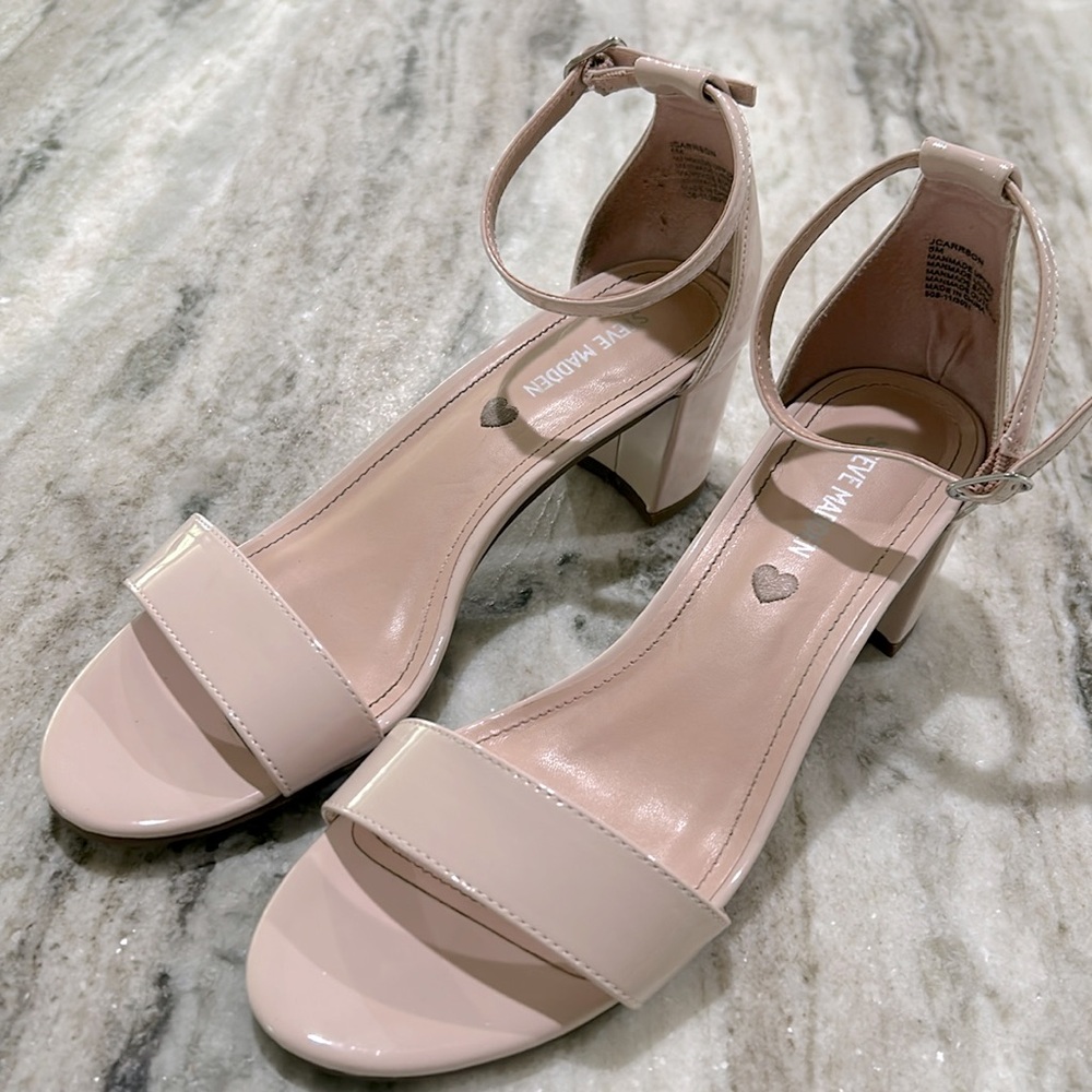 Steve Madden Blush Chunky Heels